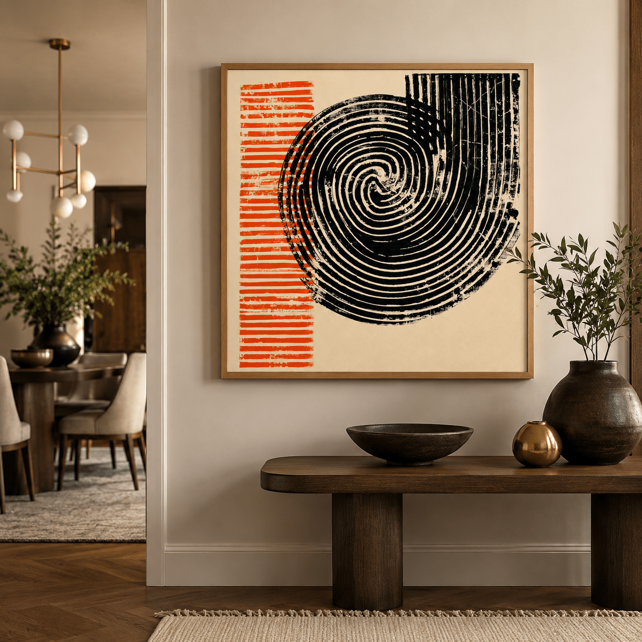 Abstract Art Print — The Whorl by Rossetti Art
