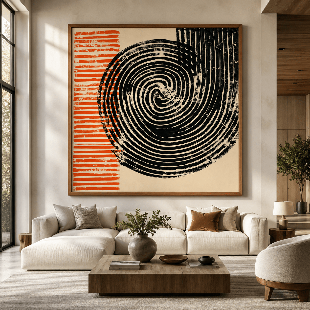 Abstract Art Print — The Whorl by Rossetti Art