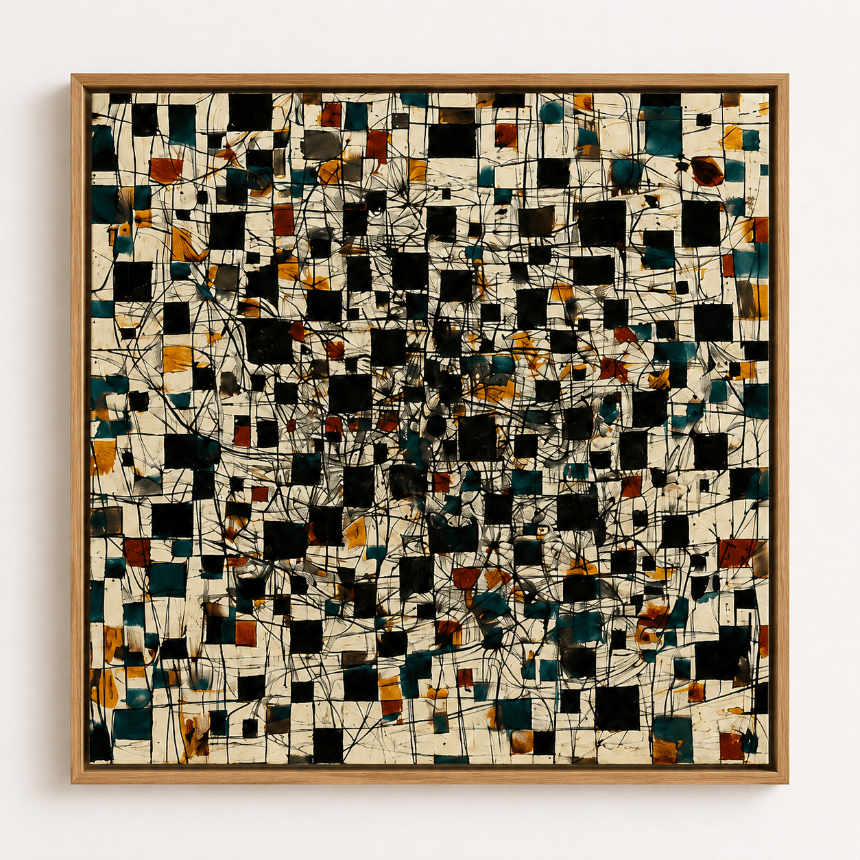 Abstract Expressionism Art — Celestial Mosaic | Rossetti Art