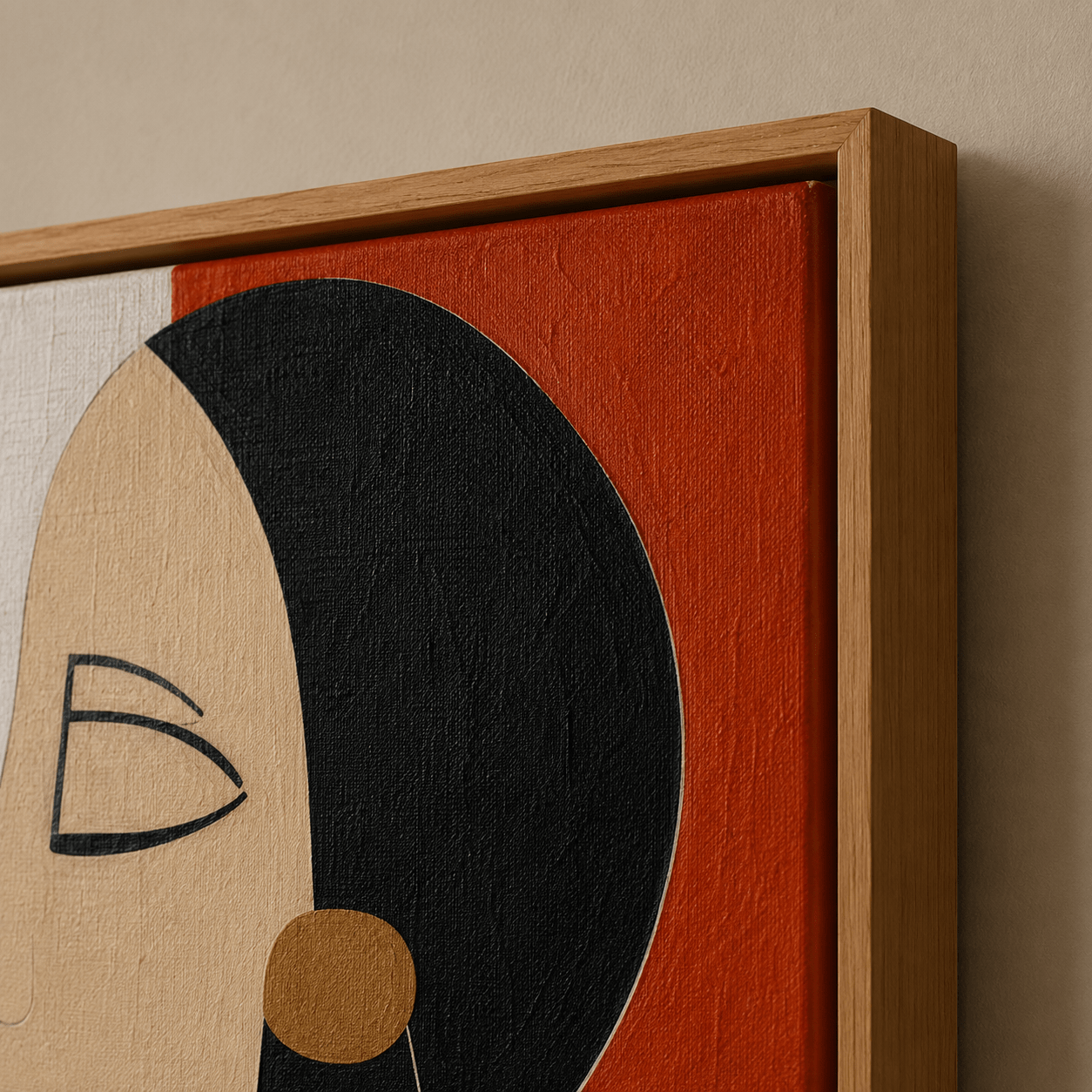 Abstract Face Art Painting — Kindred | Rossetti Art
