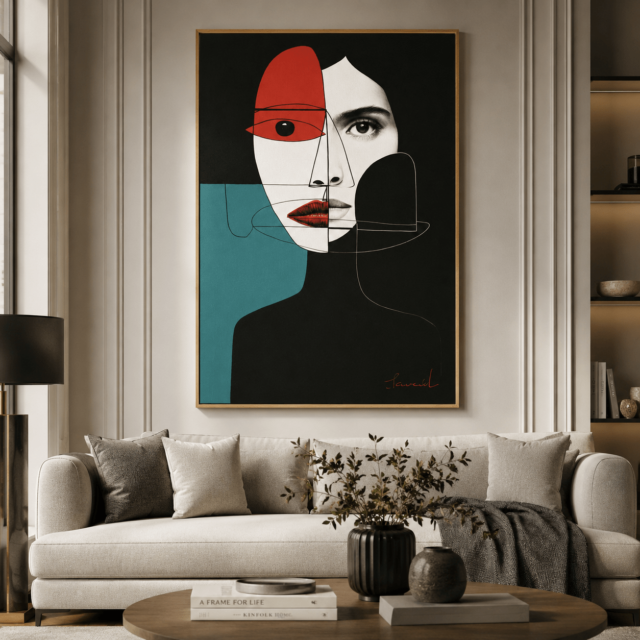 Abstract Face Wall Art — Persona by Rossetti Art