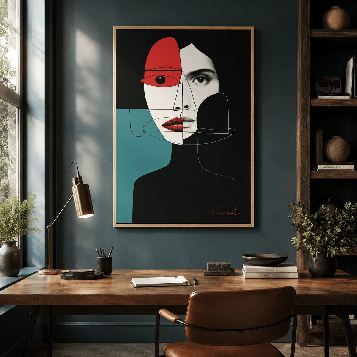 Abstract Face Wall Art — Persona by Rossetti Art