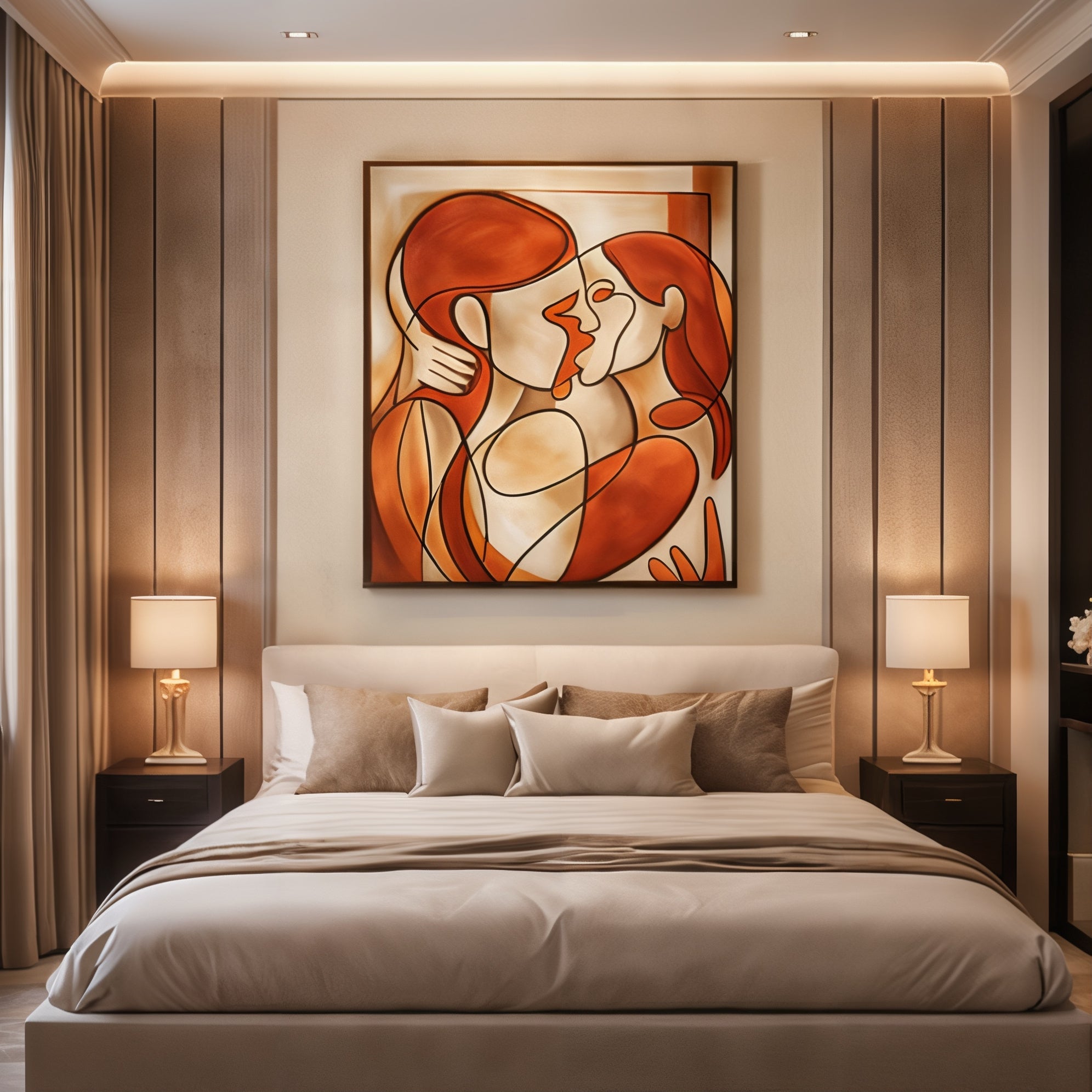 Abstract Kiss Art&nbsp;