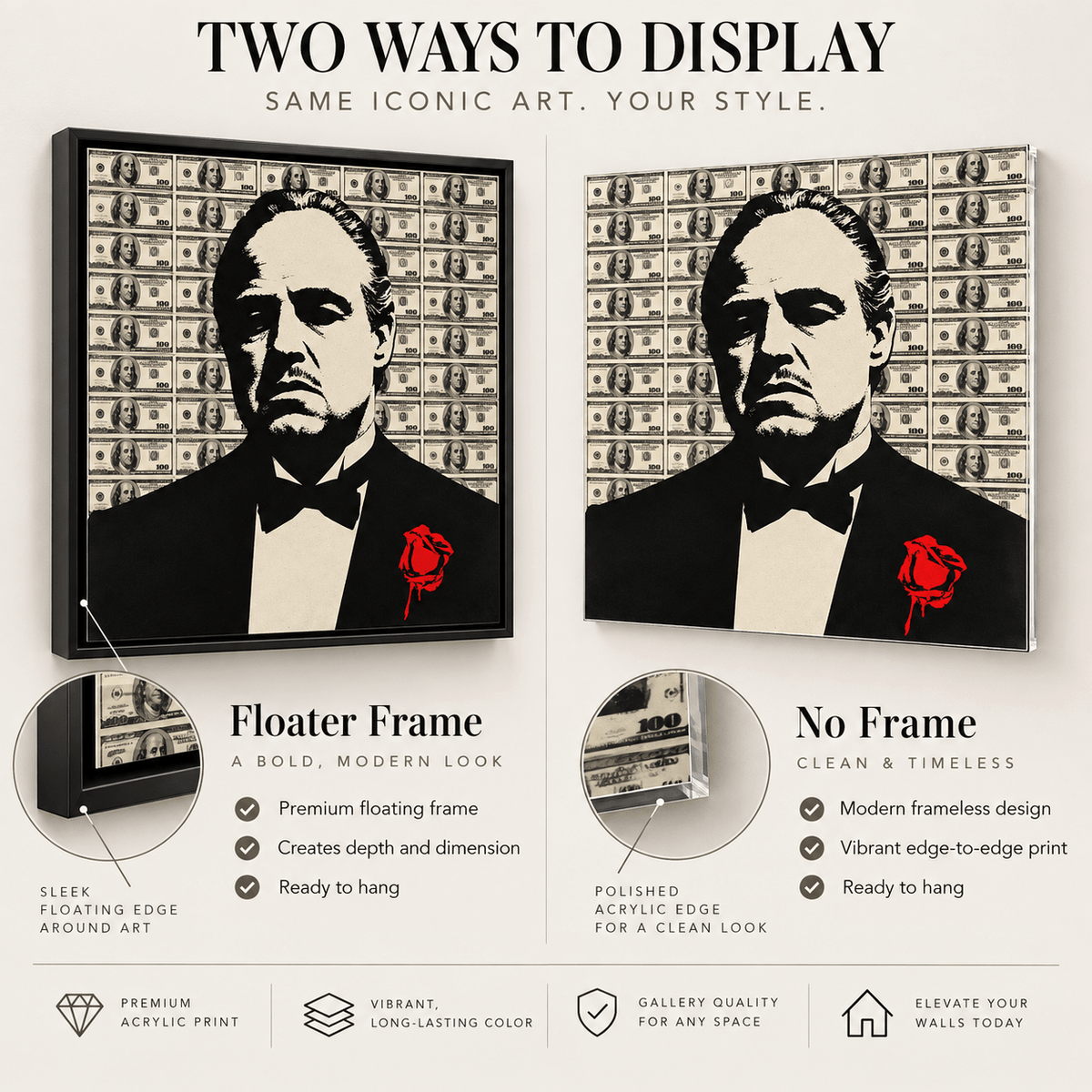 Mafia Wall Art — Acrylic Print