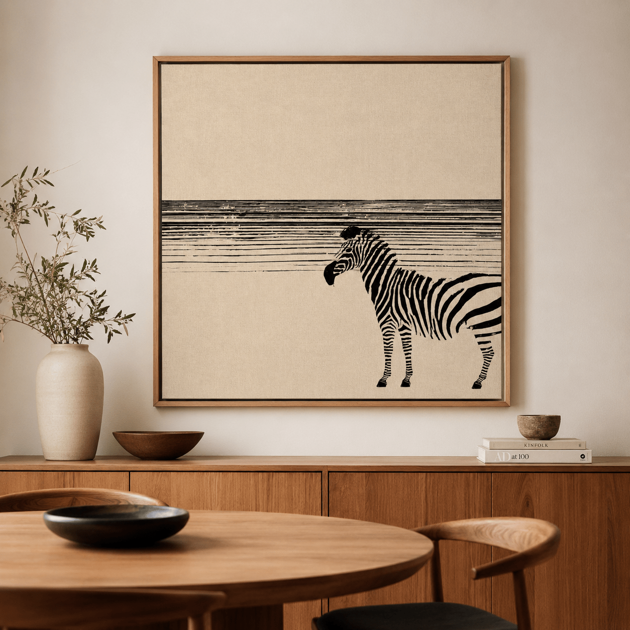 African Animal Art Canvas Print — Wanderer by Rossetti Art