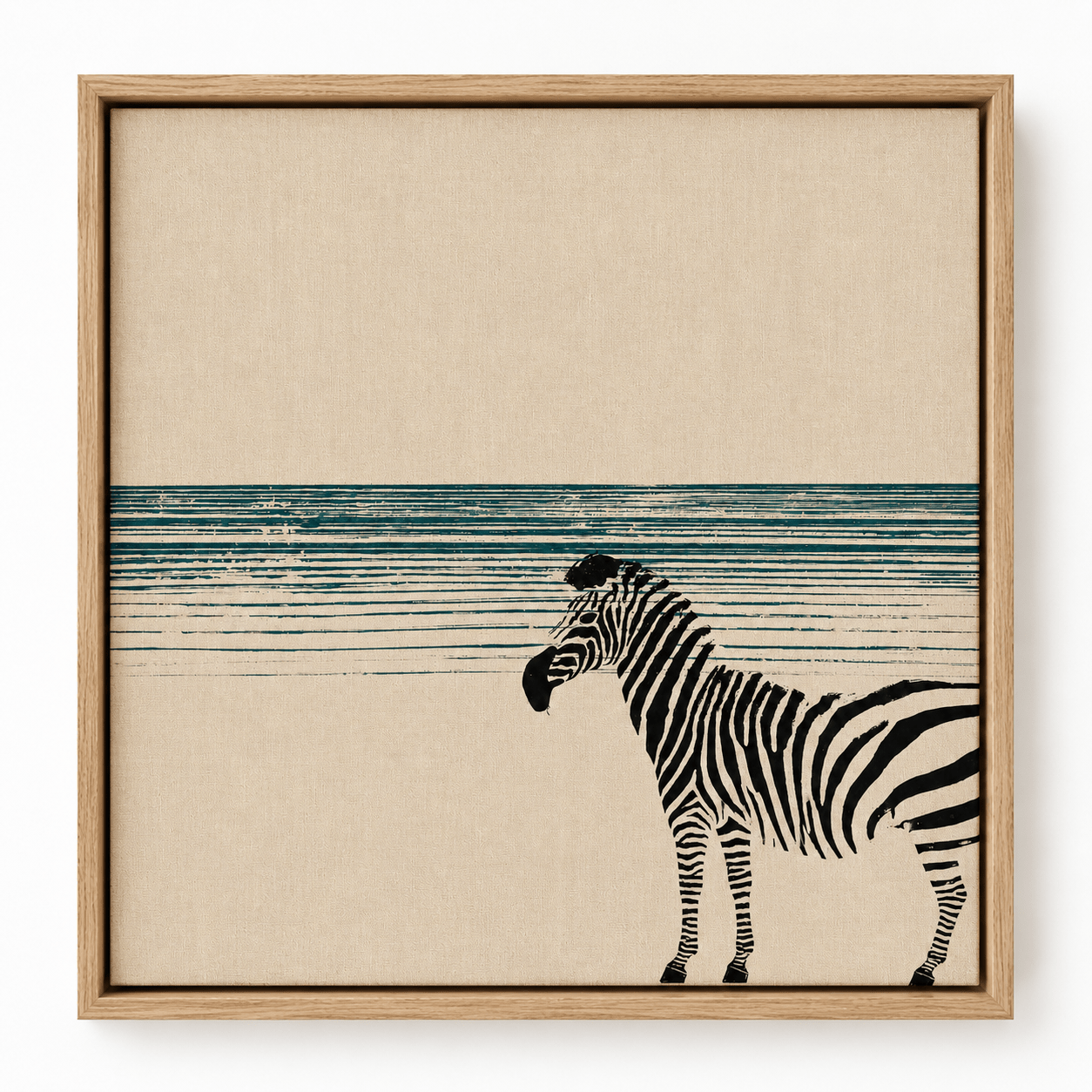 African Animal Art Canvas Print — Wanderer by Rossetti Art