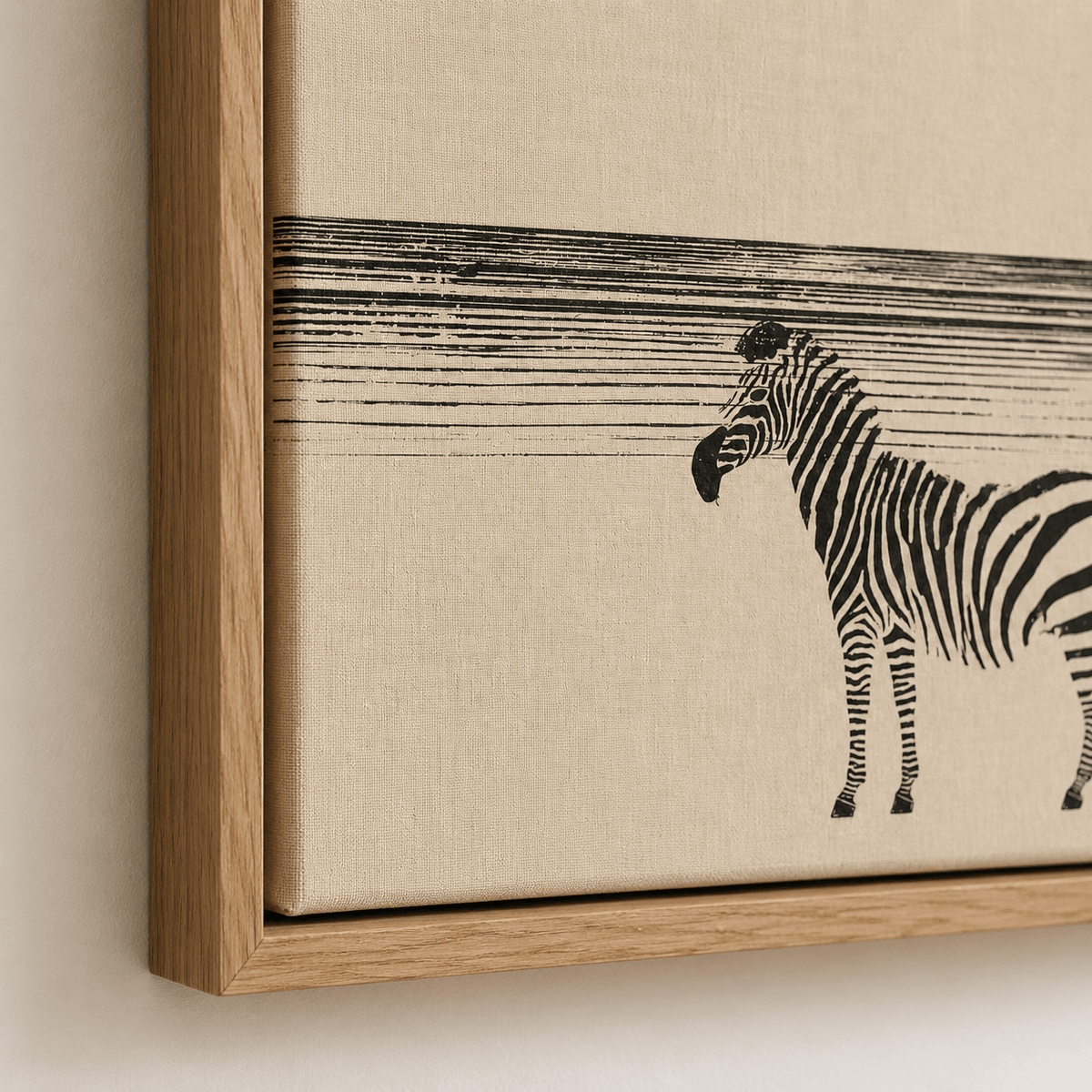 African Animal Art Canvas Print — Wanderer by Rossetti Art