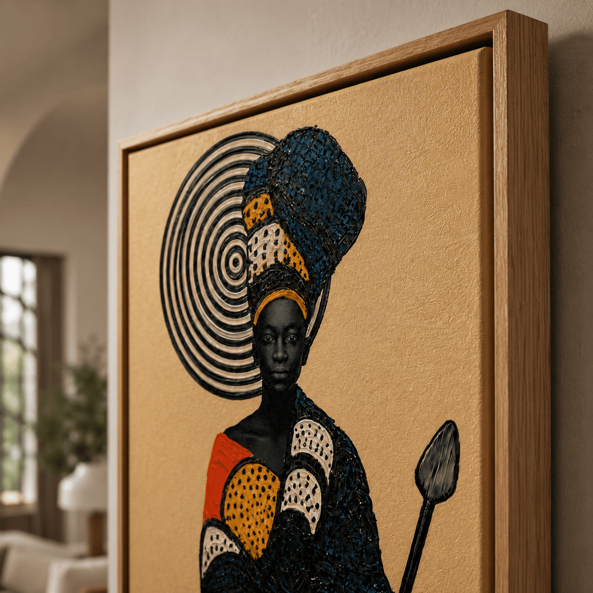 African Queen Wall Art — The Sentinel Canvas Print | Rossetti Art