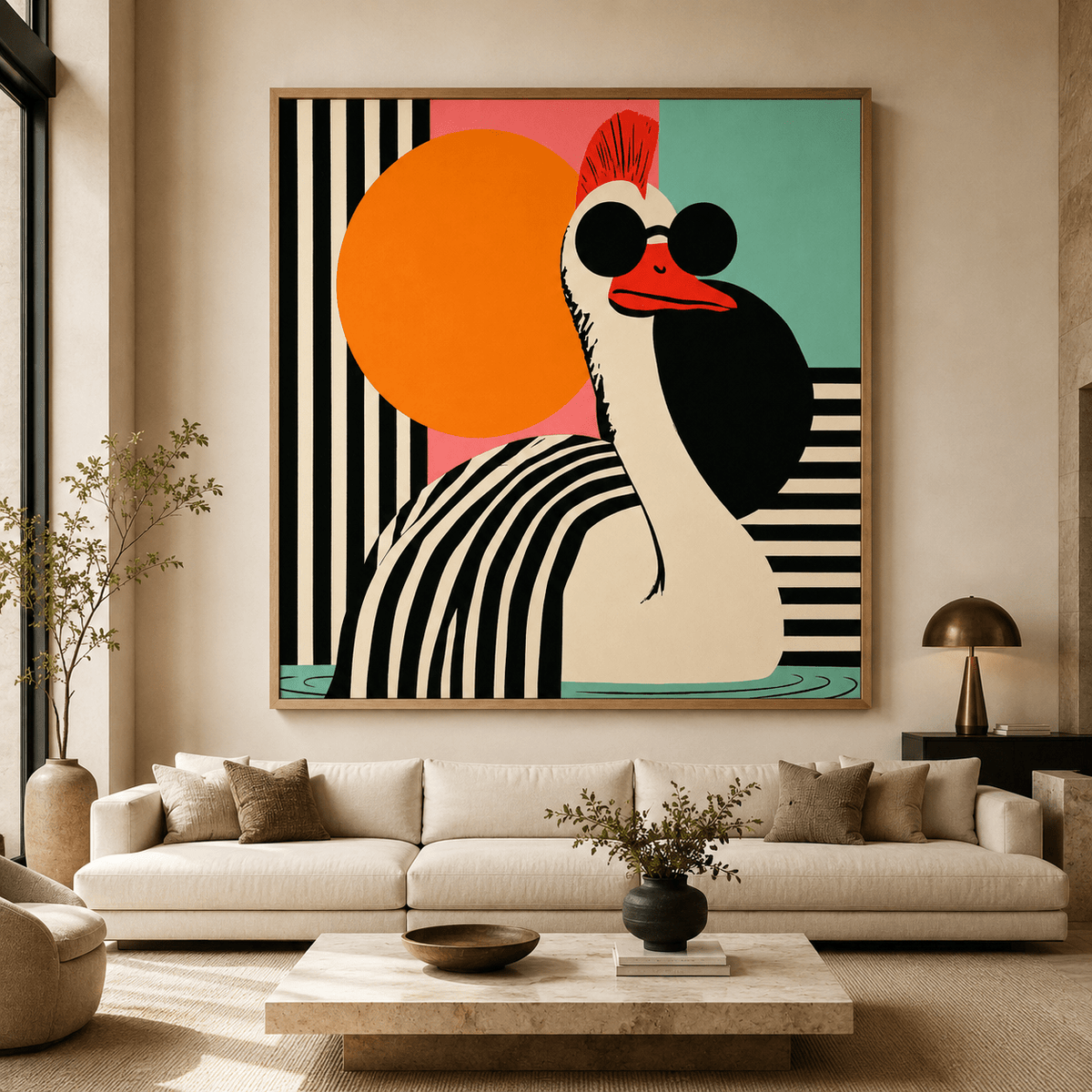 Animal Canvas Print Wall Art — Strut by Rossetti Art
