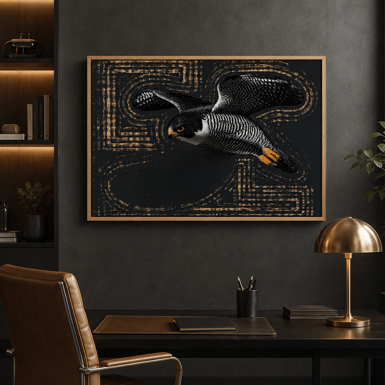Animal Canvas Wall Art — Peregrine | Rossetti Art
