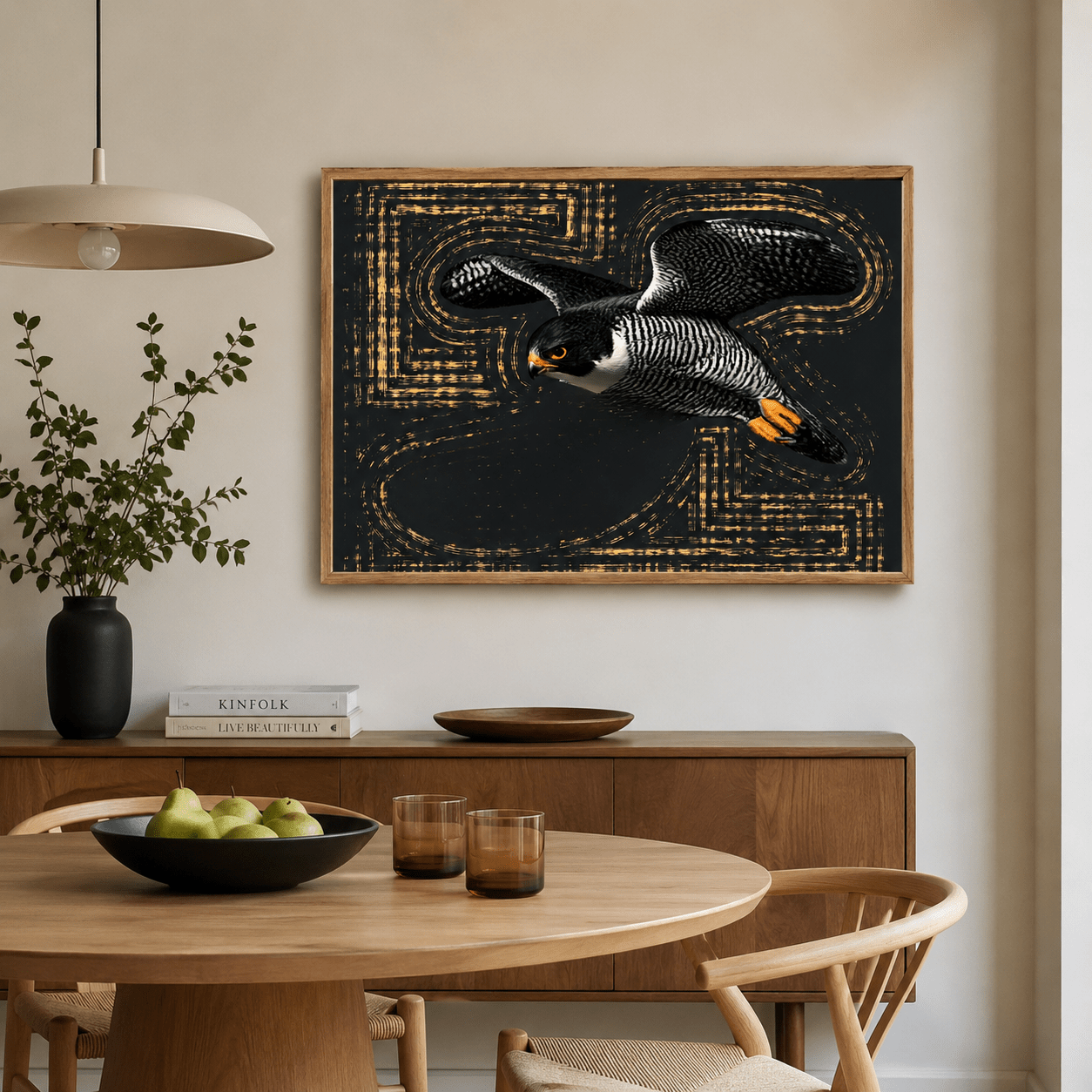Animal Canvas Wall Art — Peregrine | Rossetti Art