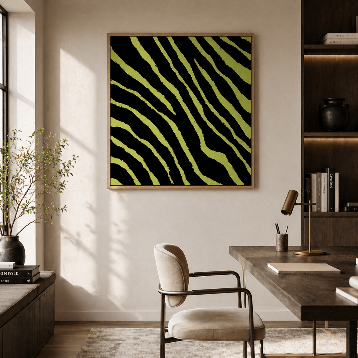 Animal Print Art Canvas Print — Wild Charge by Rossetti Art