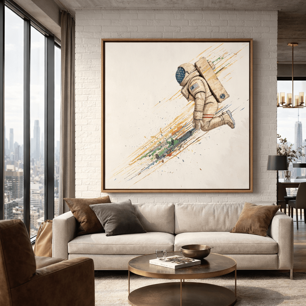 Astronaut Art – Stardust Descent by Rossetti Art