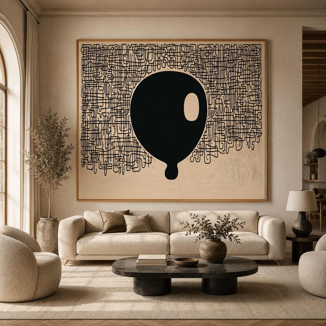 Balloon Wall Art Canvas Print — Levity by Rossetti Art