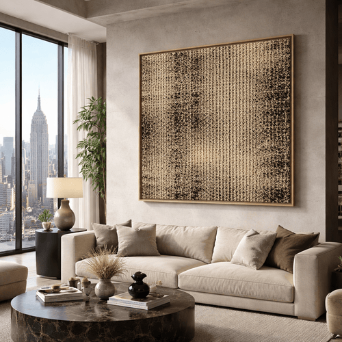 Beige and Black Minimalist Wall Art
