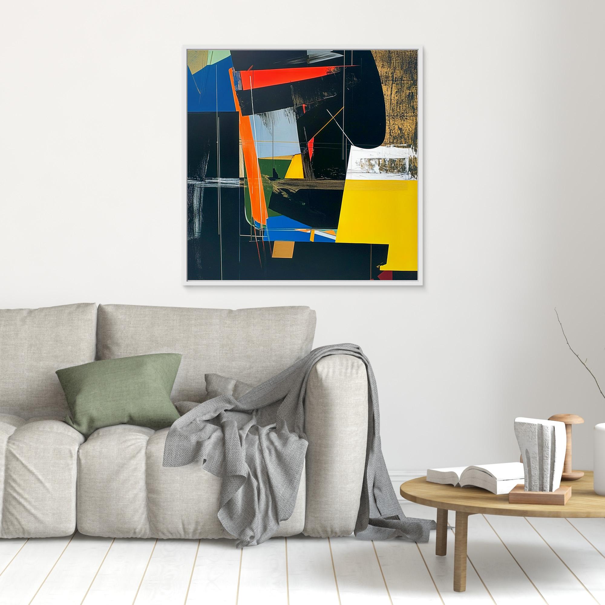 Canvas Print: Urban Fusion - Abstract Geometric Wall Art