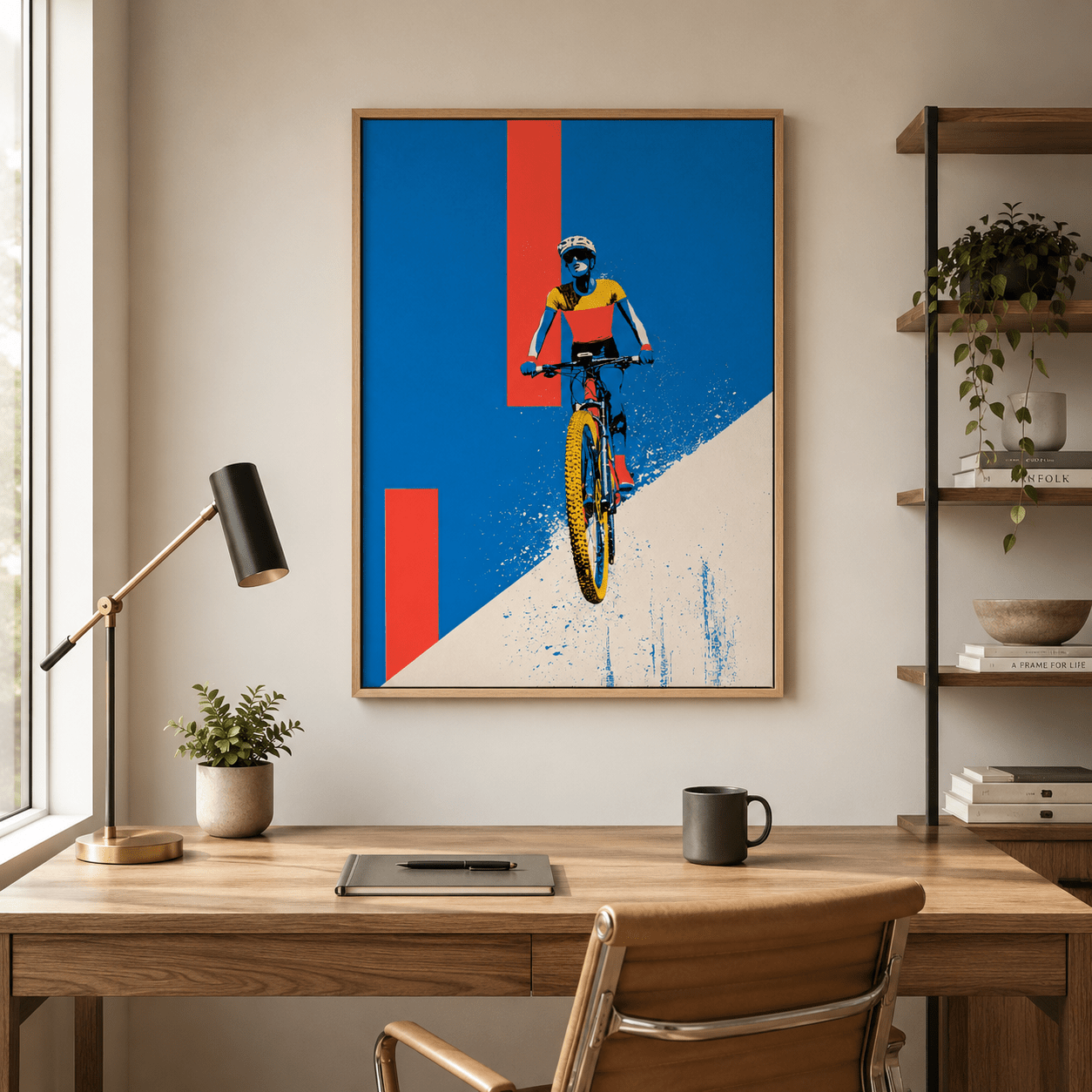 Bicycle Wall Art Canvas Print — Ascent by Rossetti Art