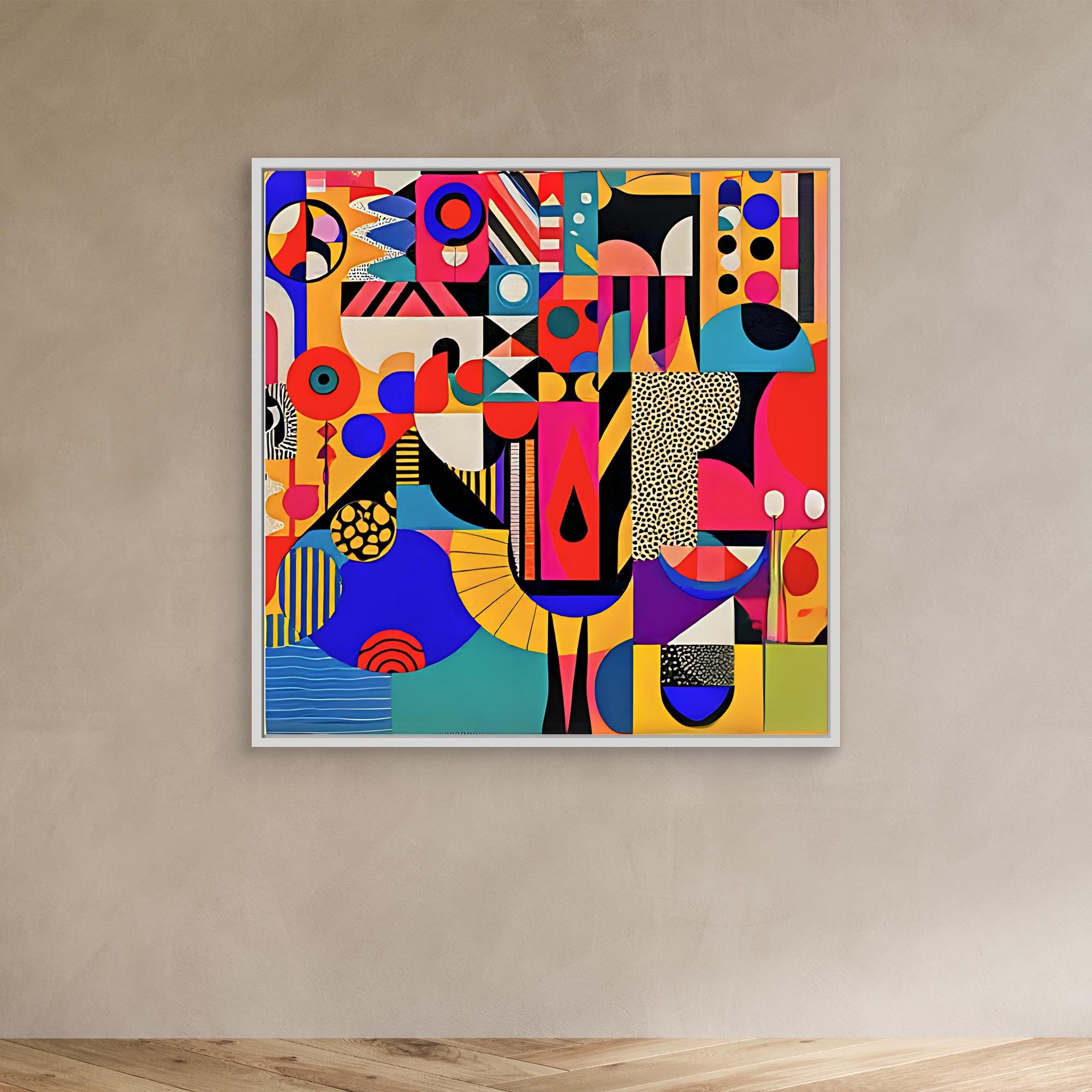 Canvas Print Art: Abstract Geometric Shapes 