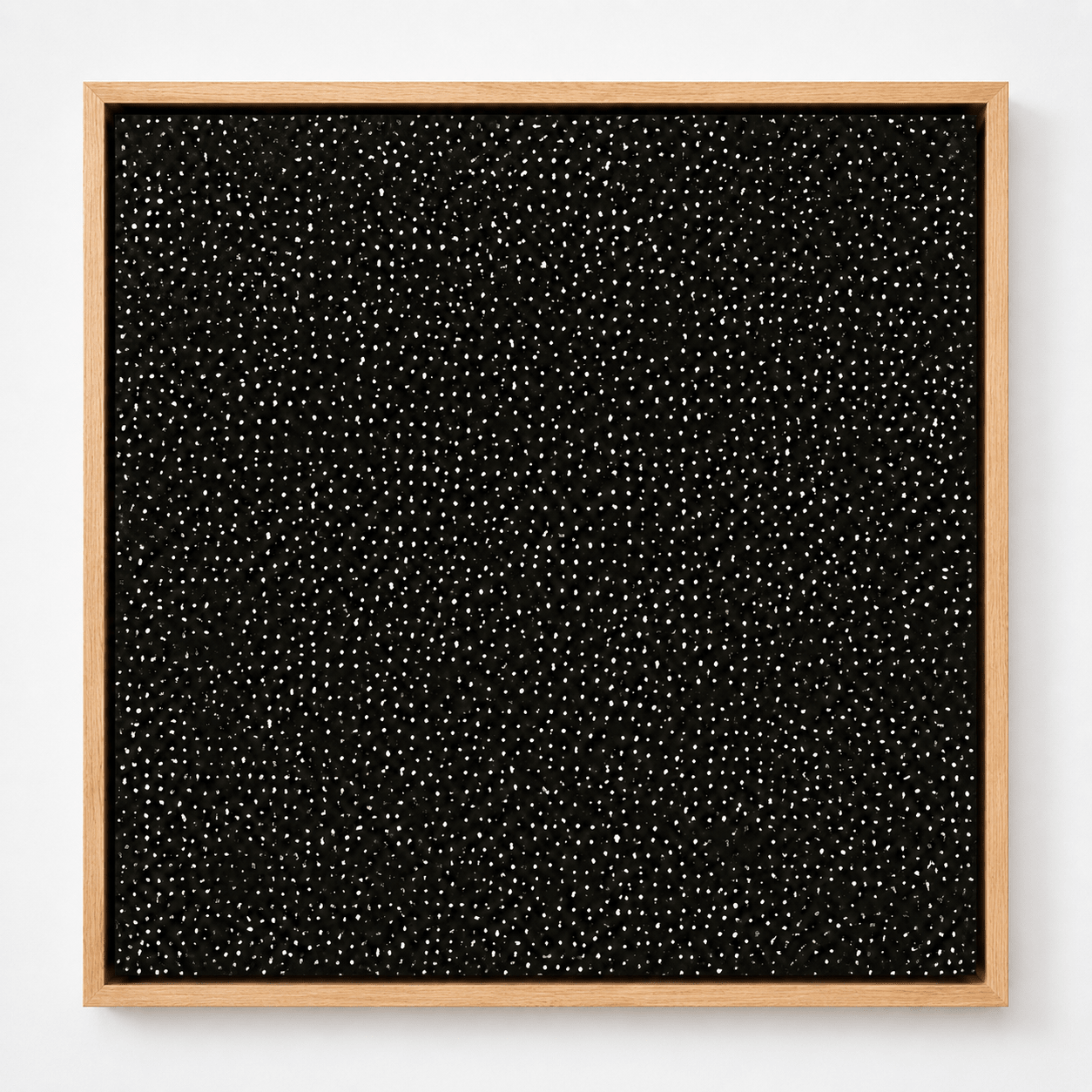 Black Abstract Wall Art Canvas Print — Resonance by Rossetti Art