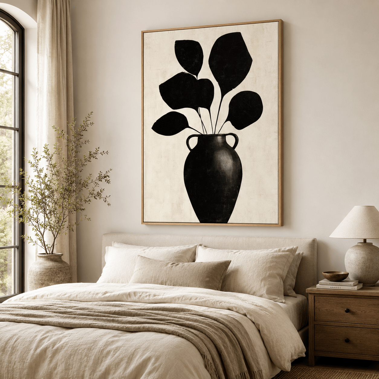 Black and White Botanical Prints — Dark Amphora | Rossetti Art