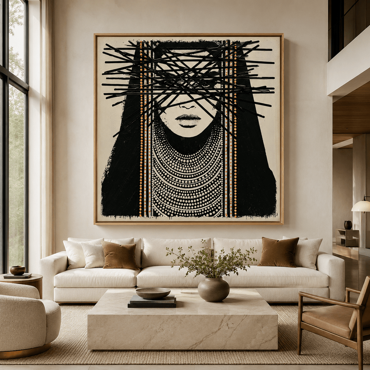 Black Culture Wall Art Canvas Print — Oracle by Rossetti Art