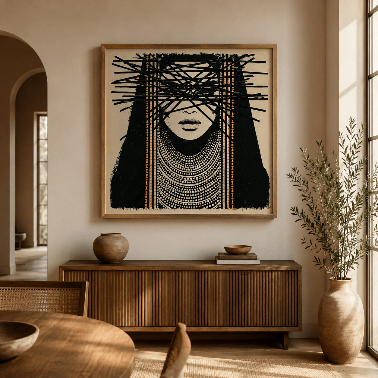 Black Culture Wall Art Canvas Print — Oracle by Rossetti Art