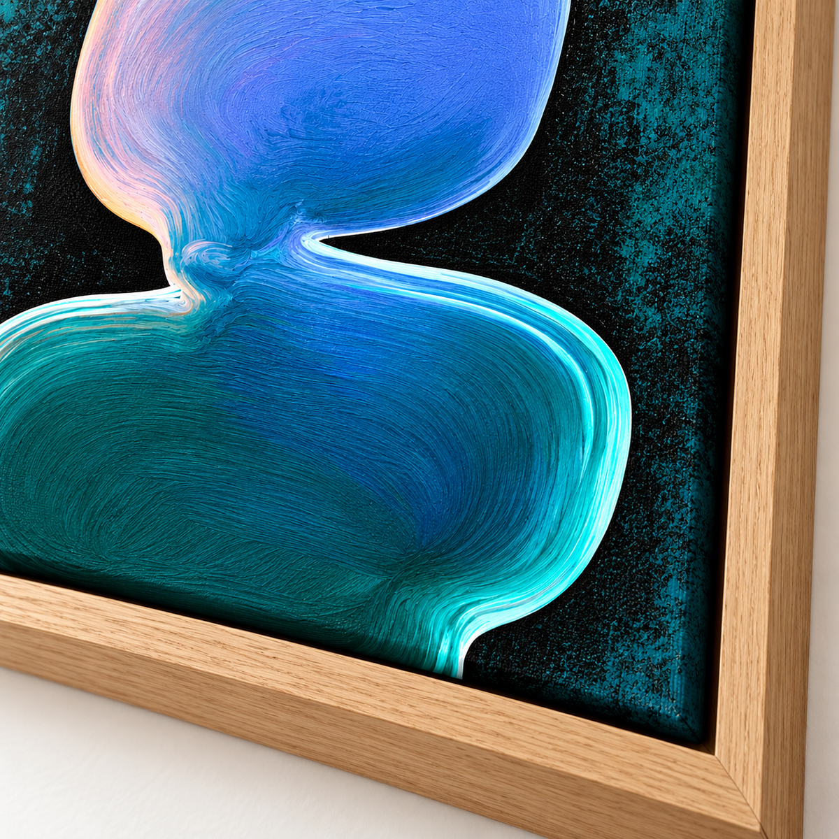 Blue and Teal Wall Art – Coral Current by Rossetti Art