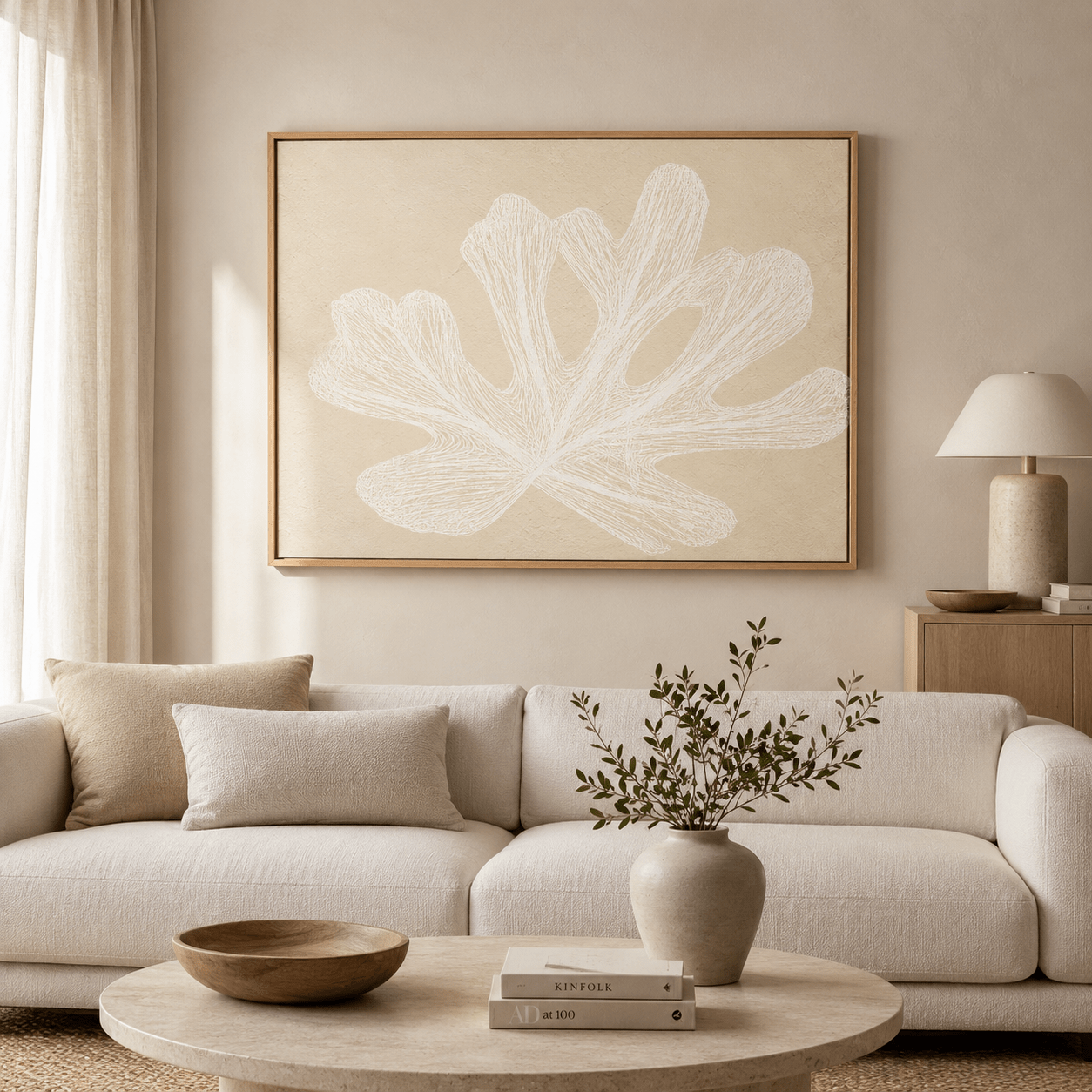 Blue Botanical Wall Art Print— Cyanotype | Rossetti Art