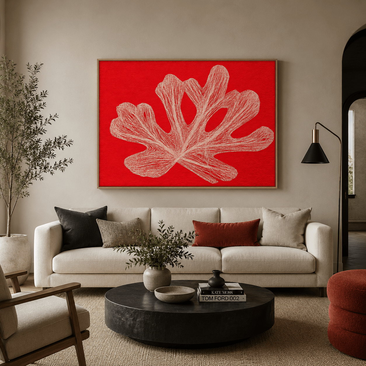Blue Botanical Wall Art Print— Cyanotype | Rossetti Art