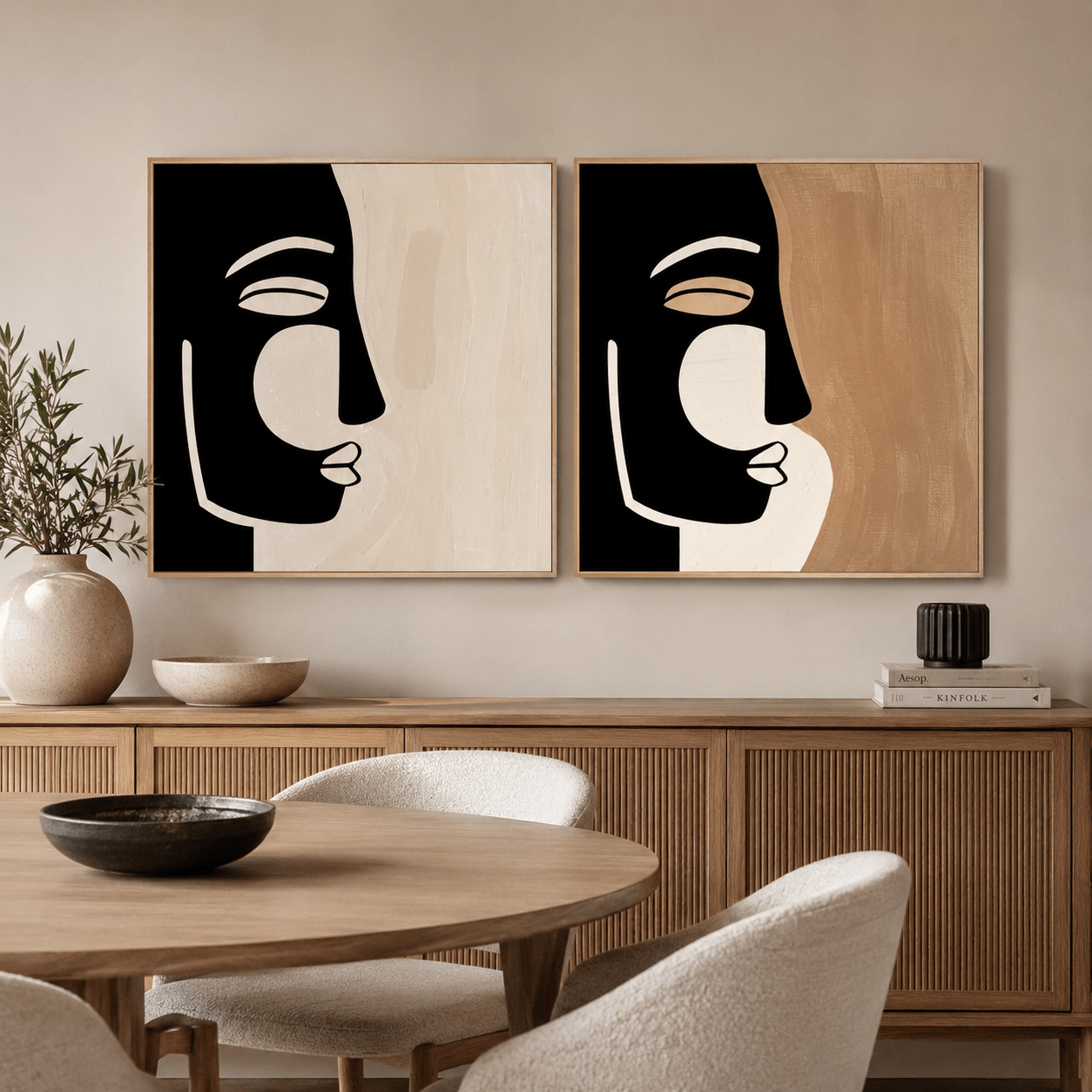 Boho Wall Art Set of 2 