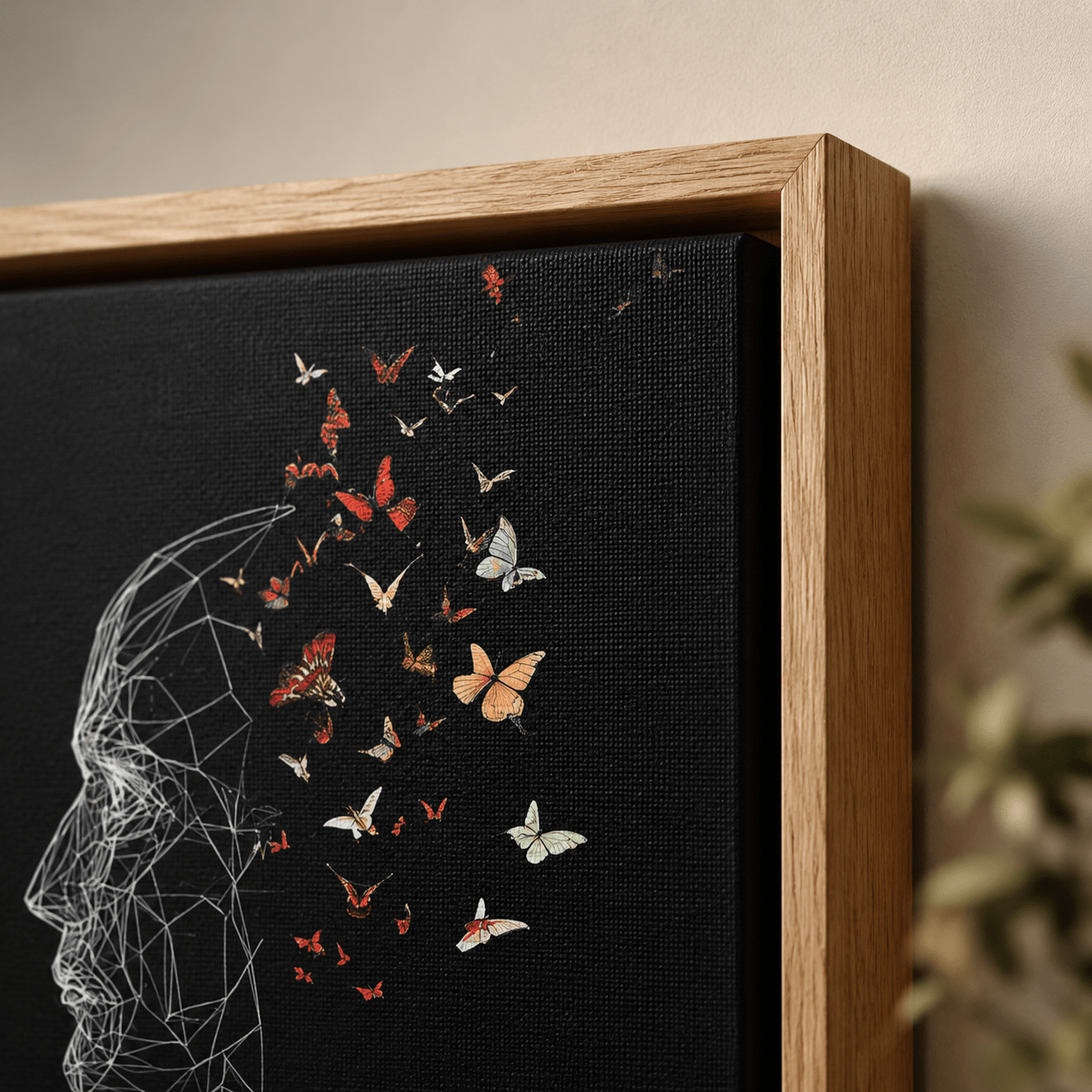 Butterfly Wall Art Canvas Print — Mind Flight by Rossetti Art