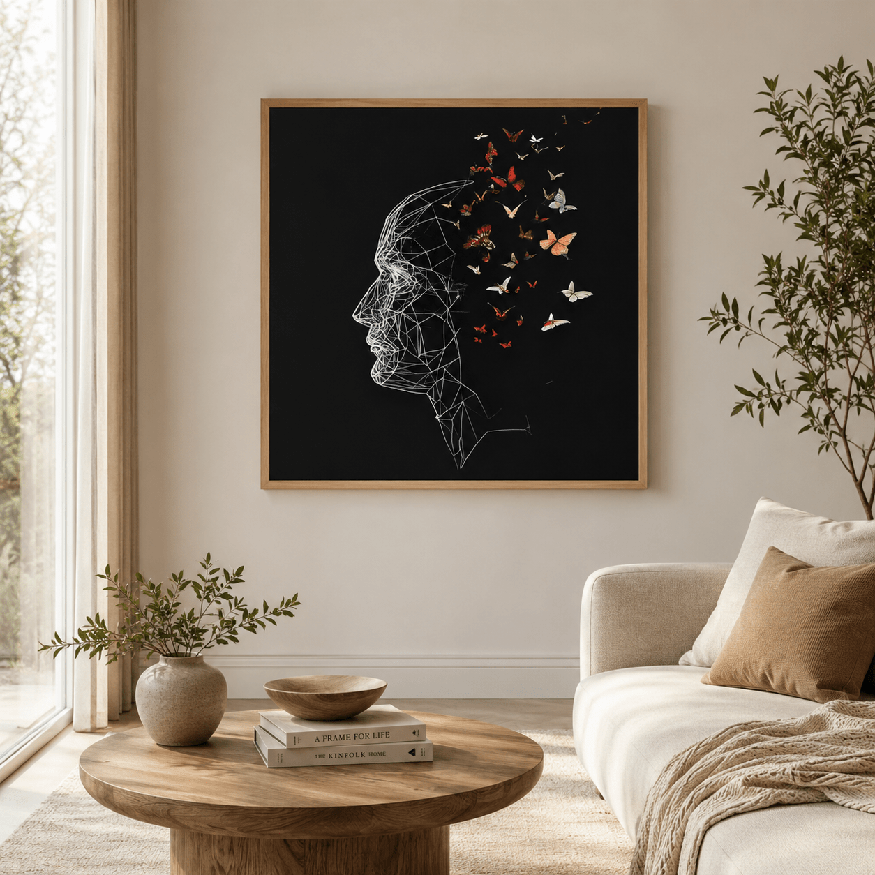 Butterfly Wall Art Canvas Print — Mind Flight by Rossetti Art