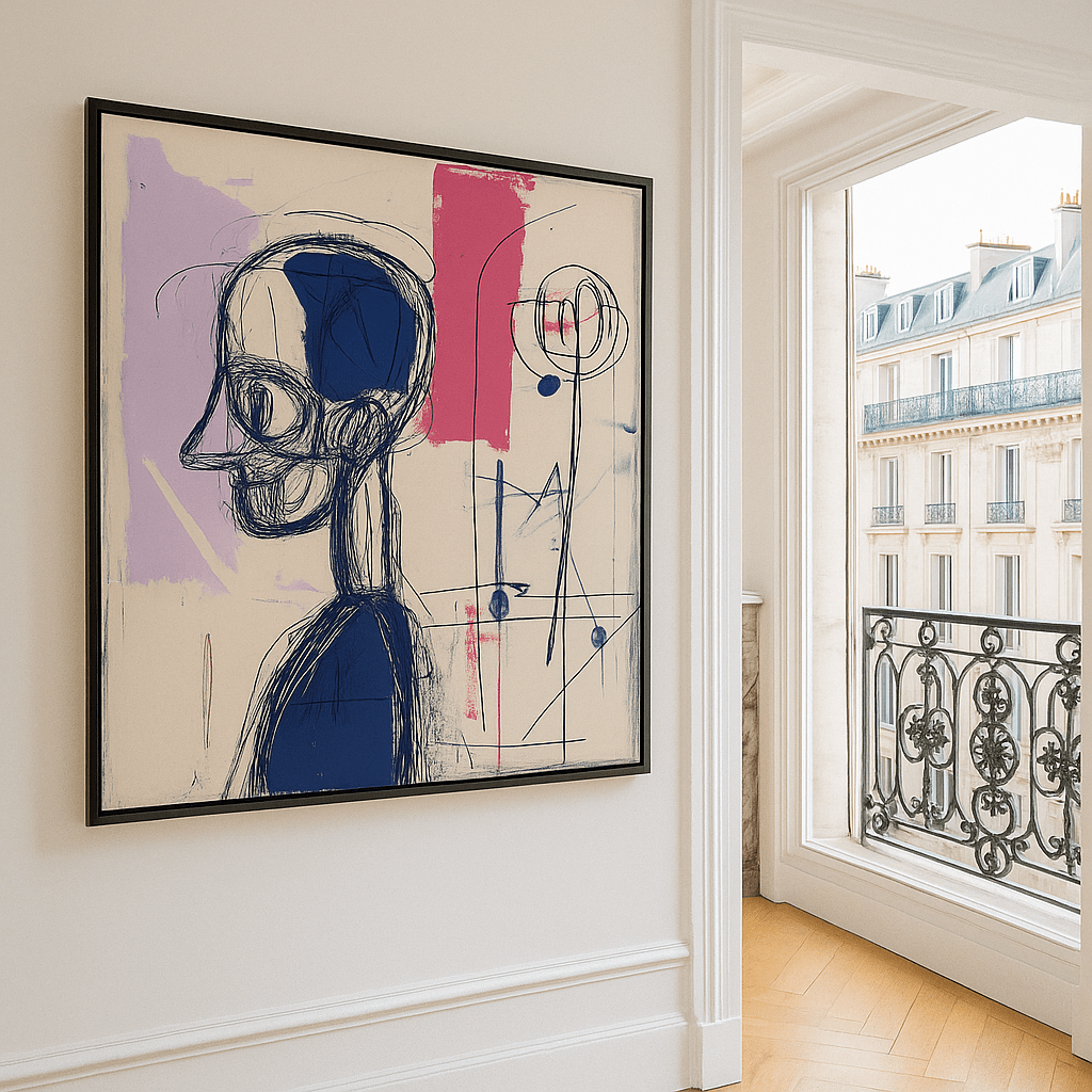 Canvas Print : "Abstract Contemplation" - Chiara Rossetti