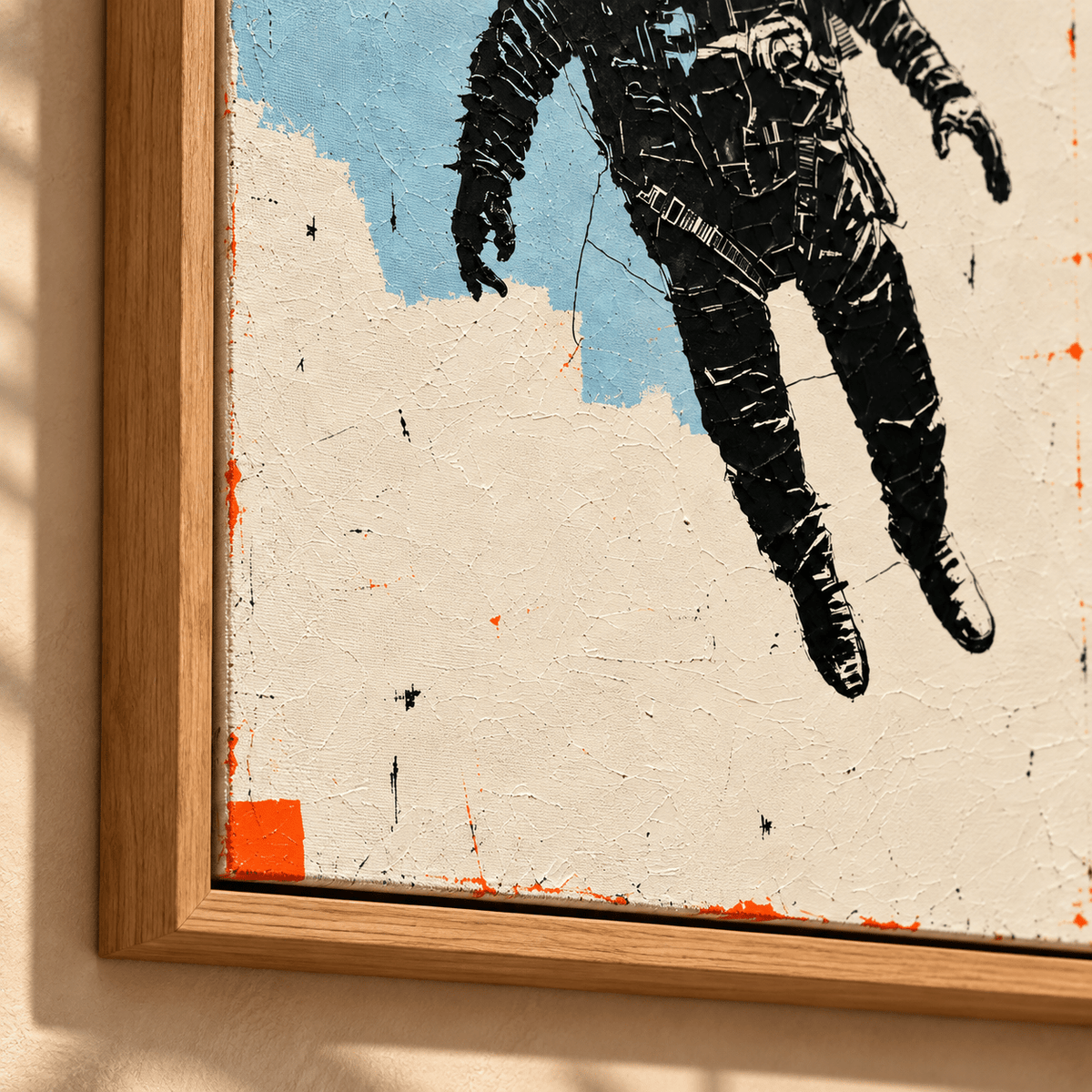 Astronaut Artwork – Tethered by Rossetti Art