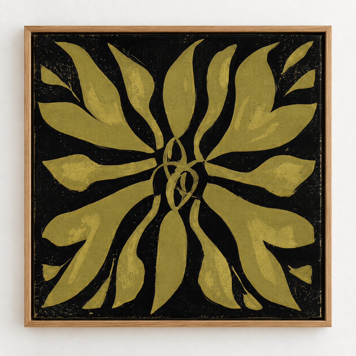 Botanical Wall Art – Golden Fern by Rossetti Art