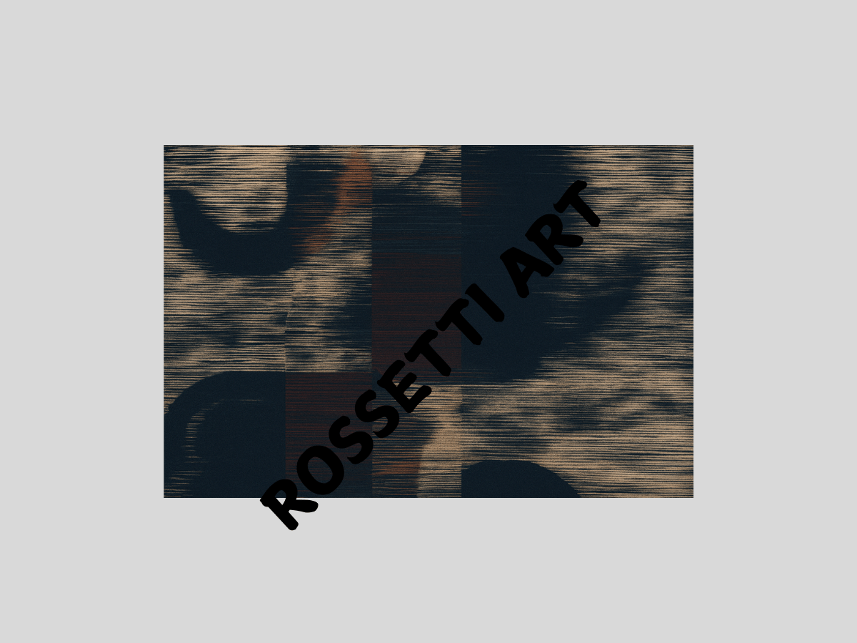 Canvas Print : Dark Static Pulse – Abstract Glitch Art Canvas Print - Chiara Rossetti