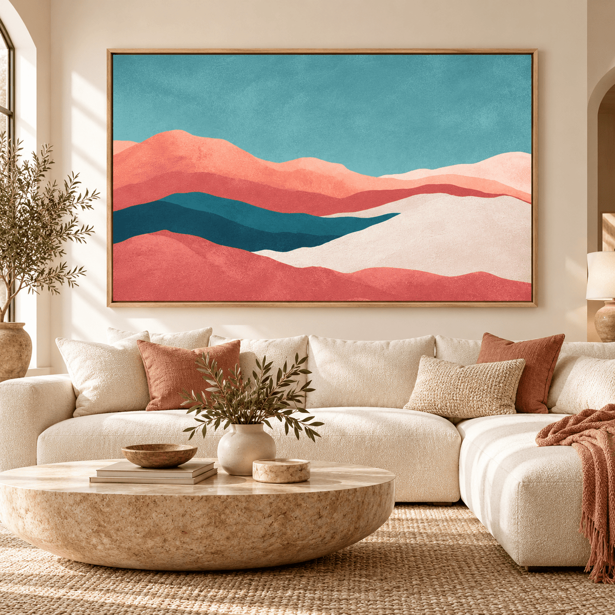 Desert Landscape Art – Coral Ridge by Rossetti Art