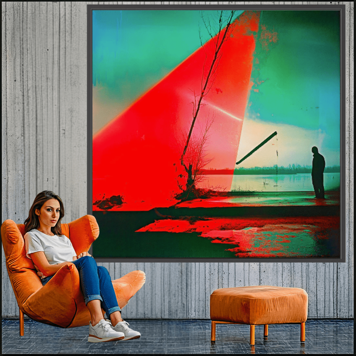 Canvas Print: Dream Divide – Surreal Landscape Photography - Chiara Rossetti
