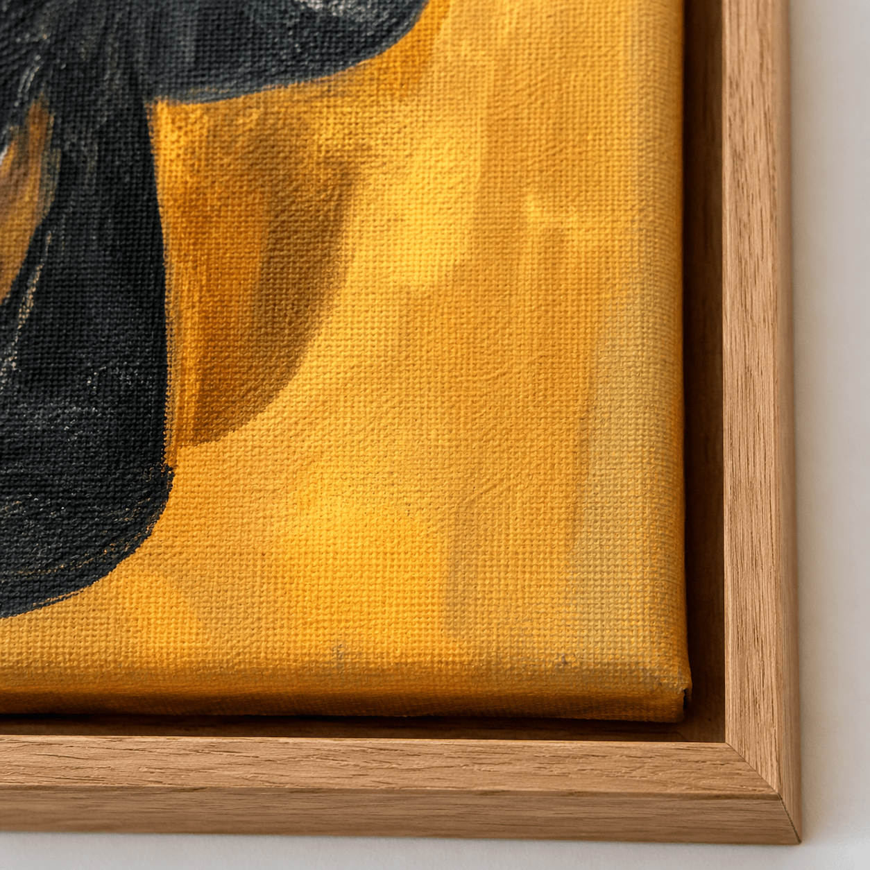 "Canvas Print: Duality of Colors - Abstract Portrait Art"