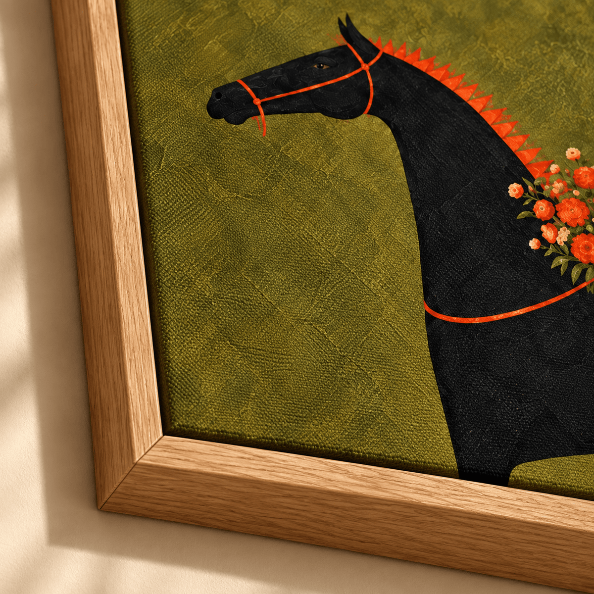 Equestrian Wall Art – Golden Rider by Rossetti Art