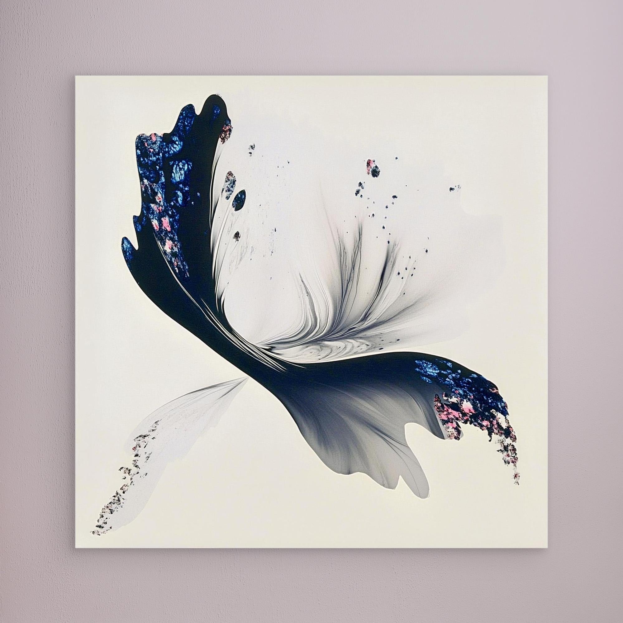 Canvas Print: Ethereal Flight – Abstract Butterfly Art - Chiara Rossetti