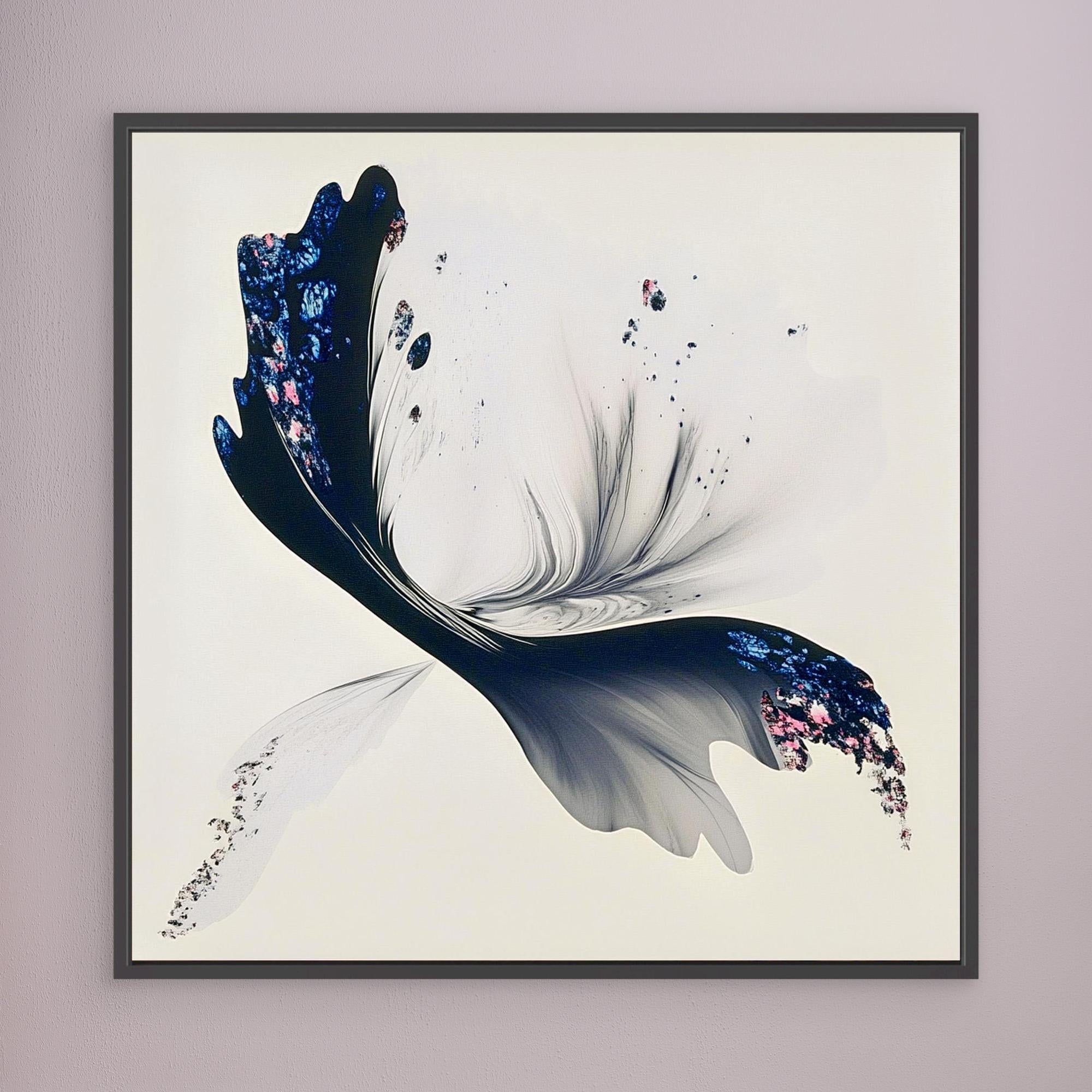 Canvas Print: Ethereal Flight – Abstract Butterfly Art - Chiara Rossetti