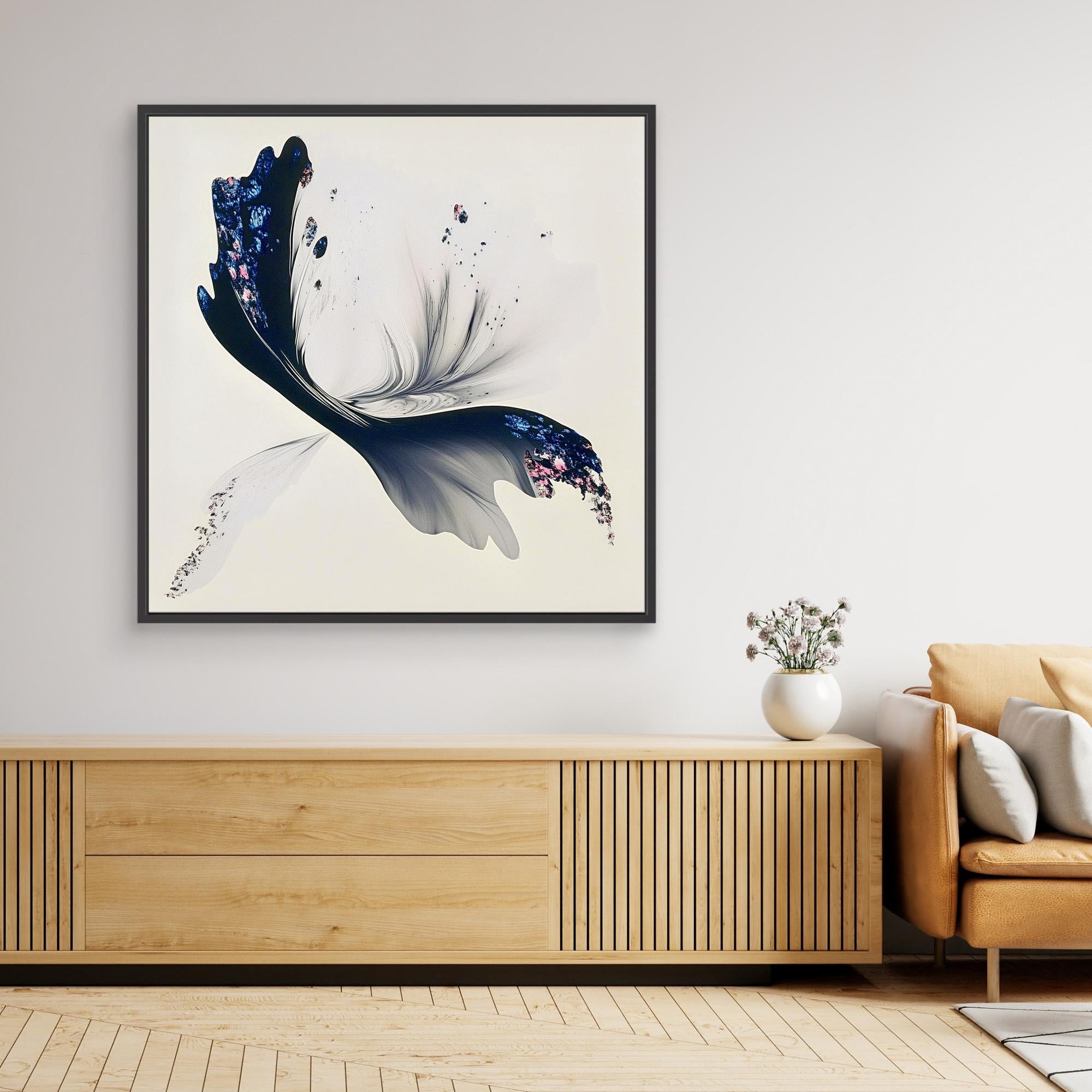 Canvas Print: Ethereal Flight – Abstract Butterfly Art - Chiara Rossetti