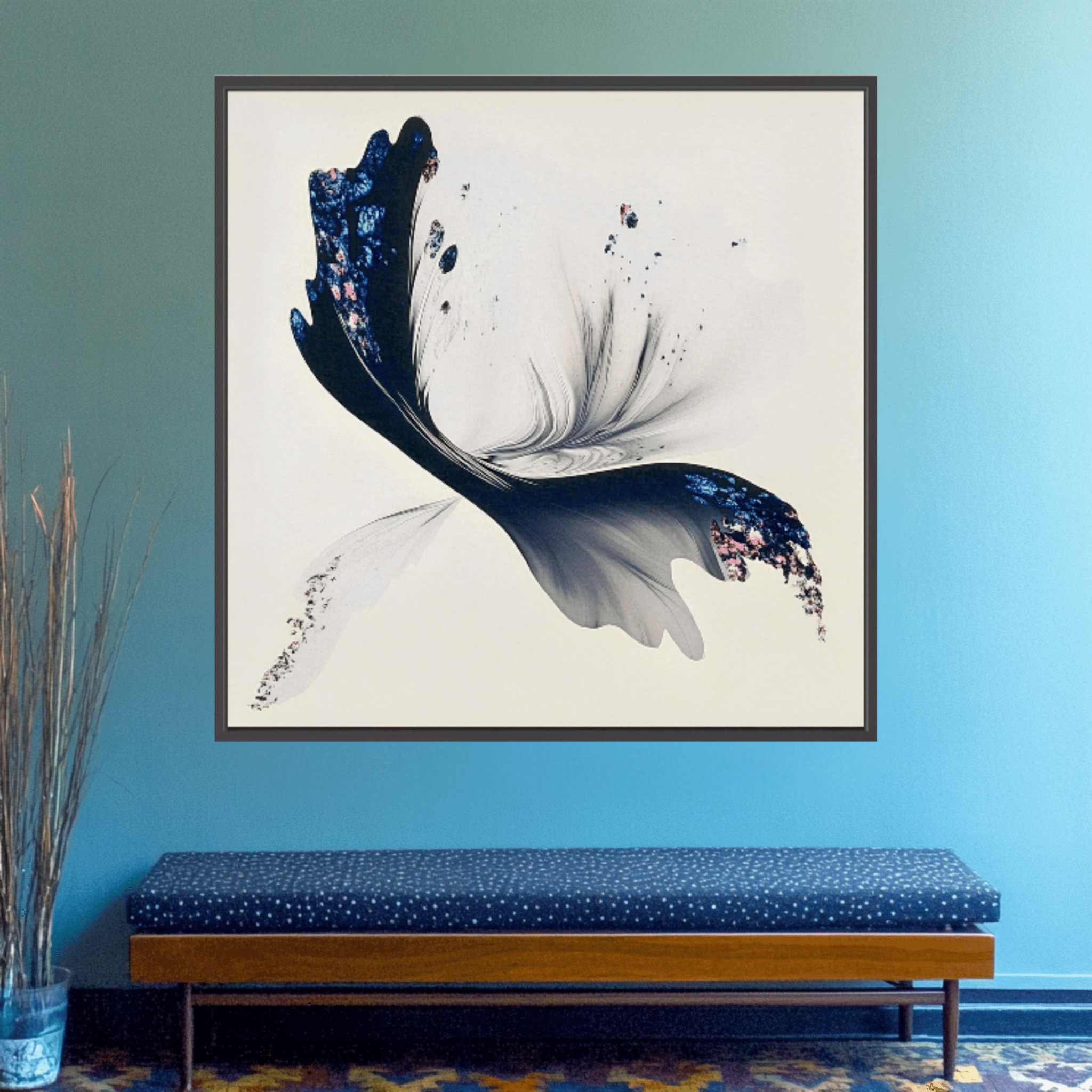 Canvas Print: Ethereal Flight – Abstract Butterfly Art - Chiara Rossetti