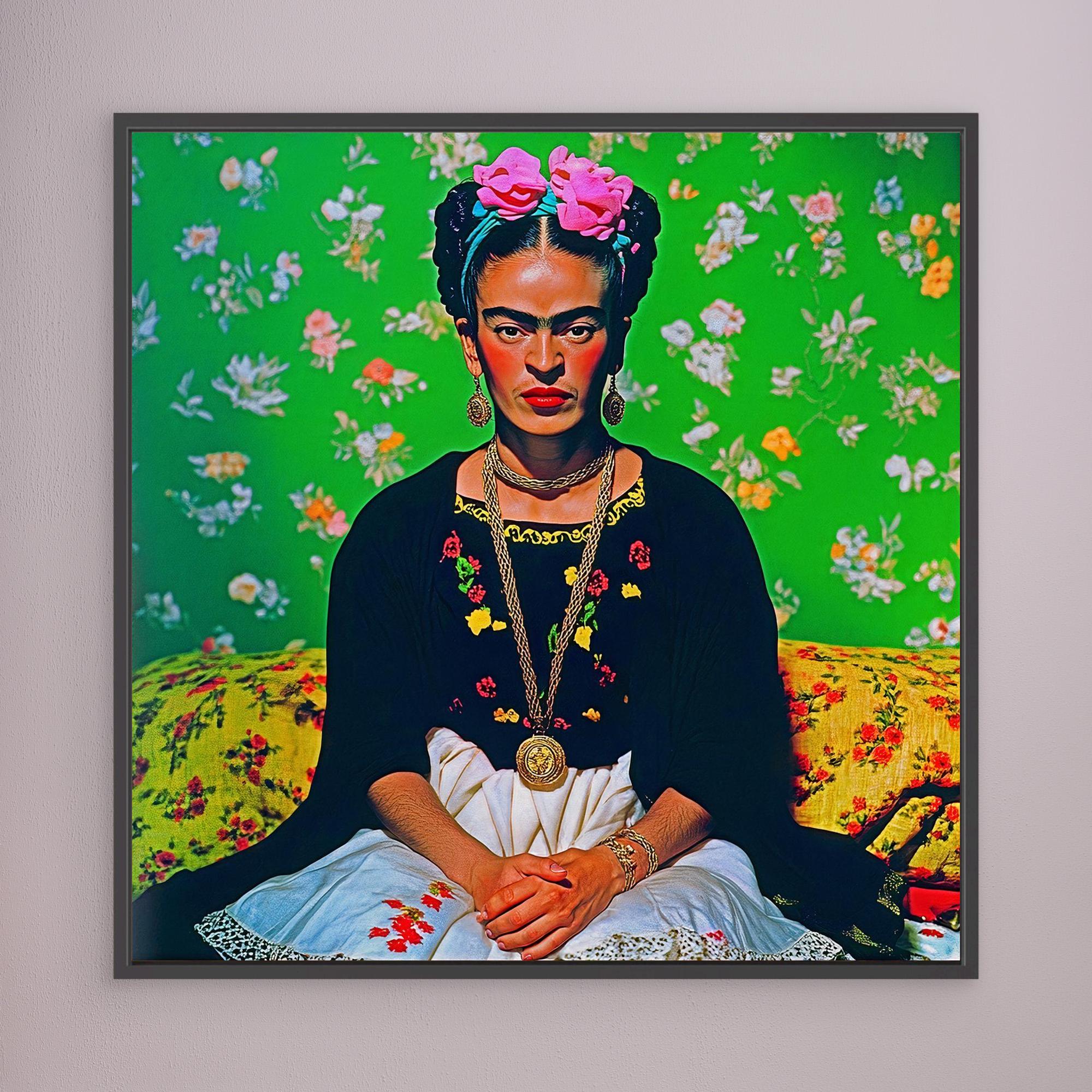 Canvas Print: Frida Kahlo Art Prints – Feminine Wall Art - Chiara Rossetti