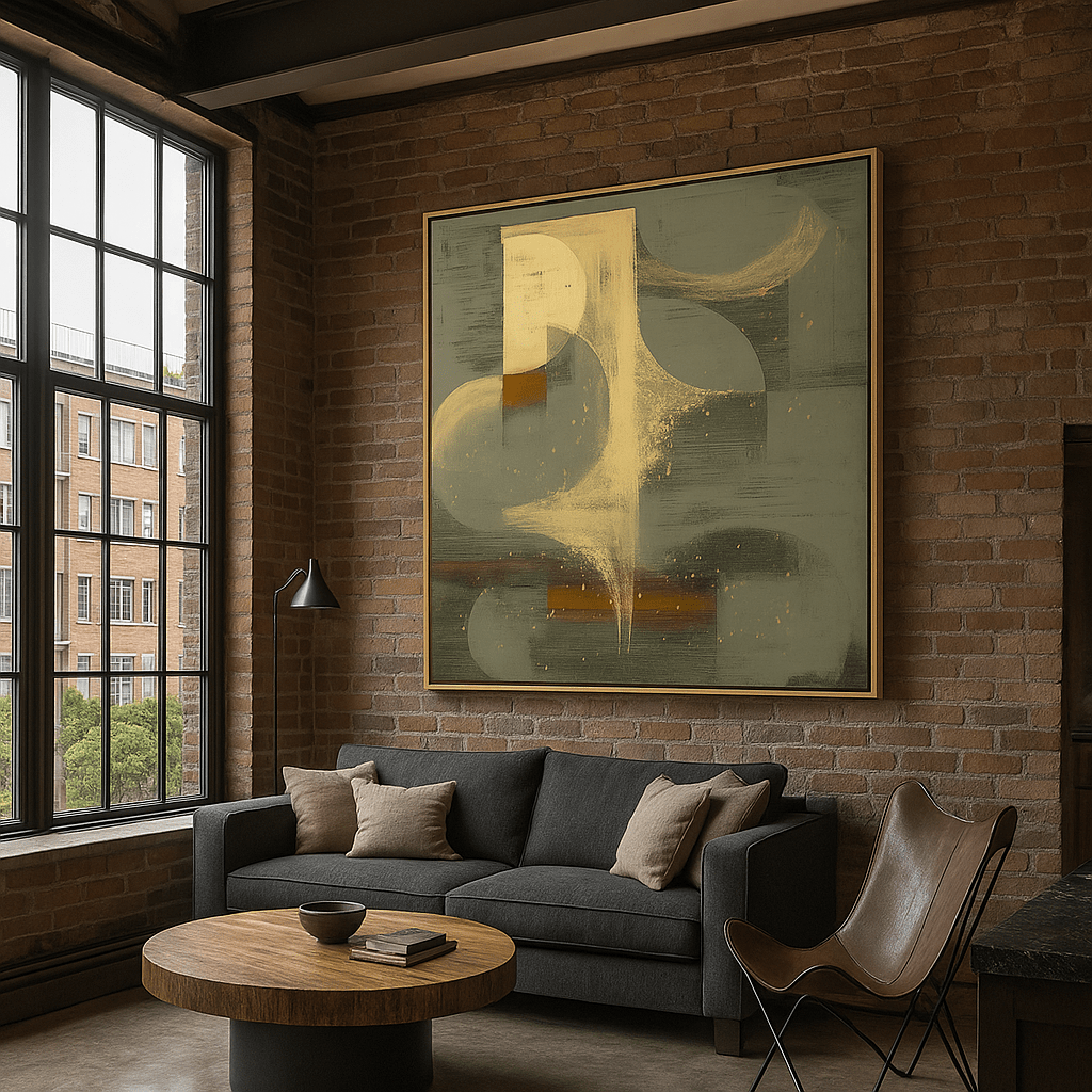 Canvas Print: Galactic Flow – Abstract Canvas Wall Art - Chiara Rossetti