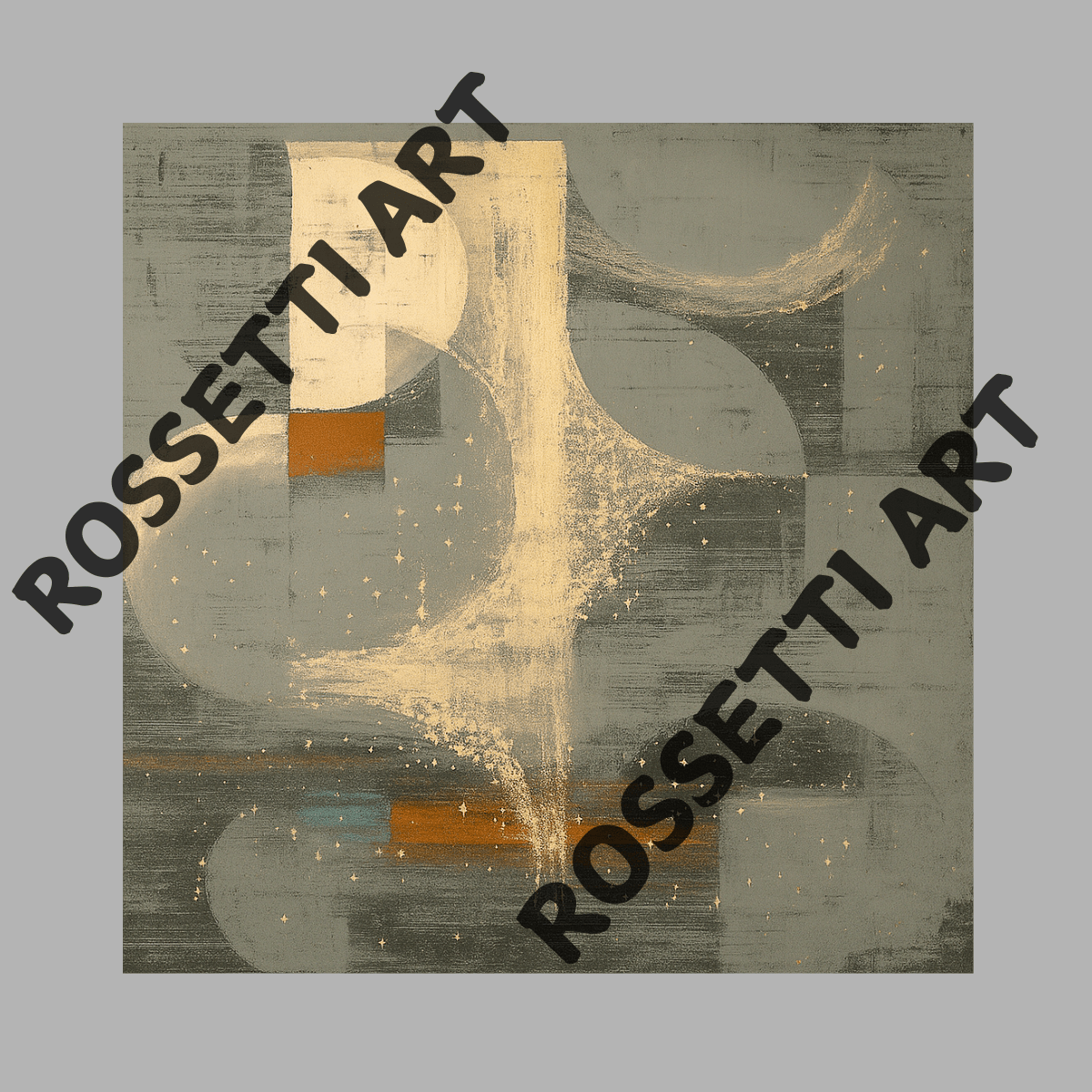 Canvas Print: Galactic Flow – Abstract Canvas Wall Art - Chiara Rossetti
