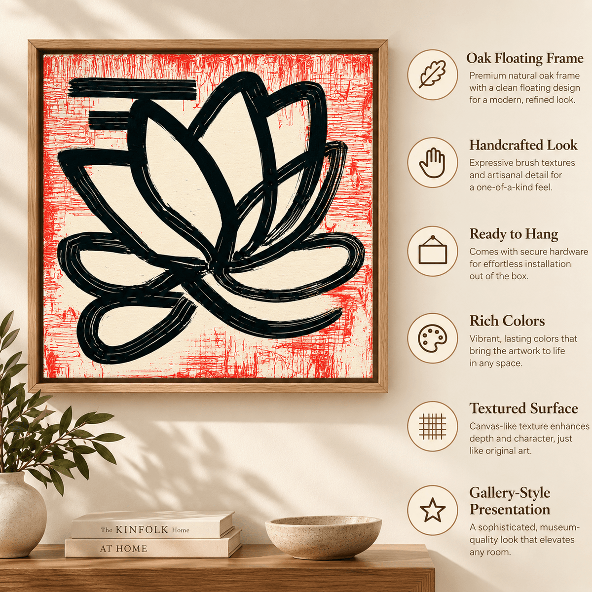 Lotus Flower Art – Bold Lotus by Rossetti Art