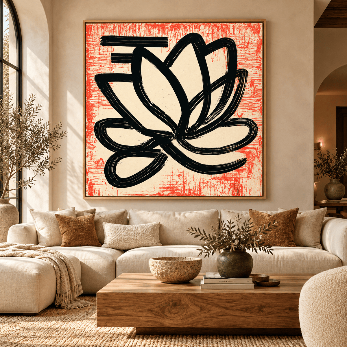 Lotus Flower Art – Bold Lotus by Rossetti Art