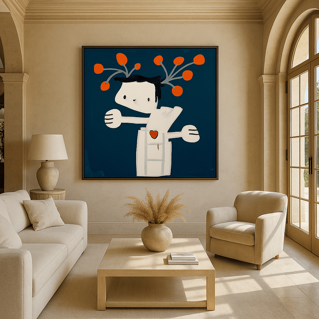 Canvas Print: Modern Abstract Art - Contemporary Print Art Interior modern abstract canvas wall art by Rossetti Art – luxury interior design artwork for living room, bedroom, office – contemporary art piece Contemporary Canvas Art Contemporary canvas print